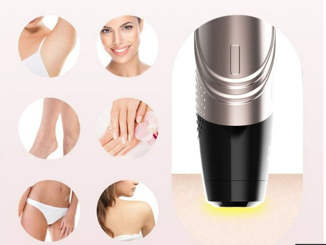 Home Convenient Electric Laser Hair Removal Instrument - Gold